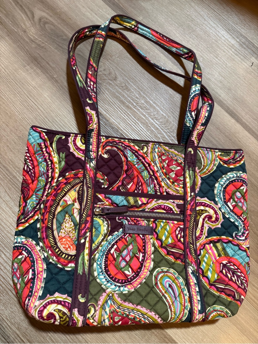 Y2K Quilted Paisley Tote Bag in Multicolor - Vera Bradley